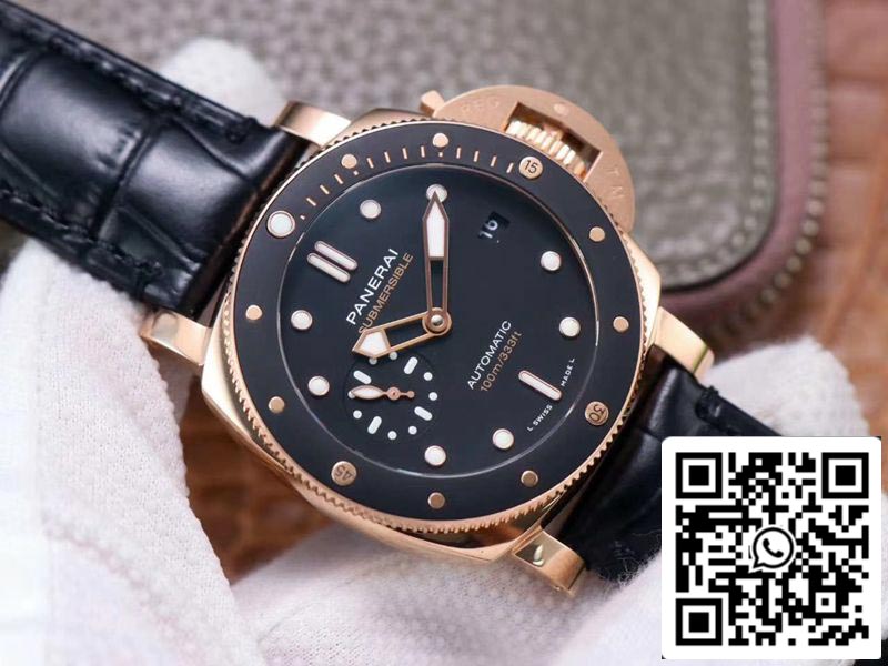 Panerai Sumergible PAM00974 1:1 Mejor Edición VS Factory Movimiento Suizo Oro Rosa