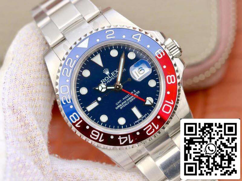 Rolex GMT Master II 126710BLRO EW Relojes mecánicos de fábrica 1:1 Mejor edición suiza ETA 2836