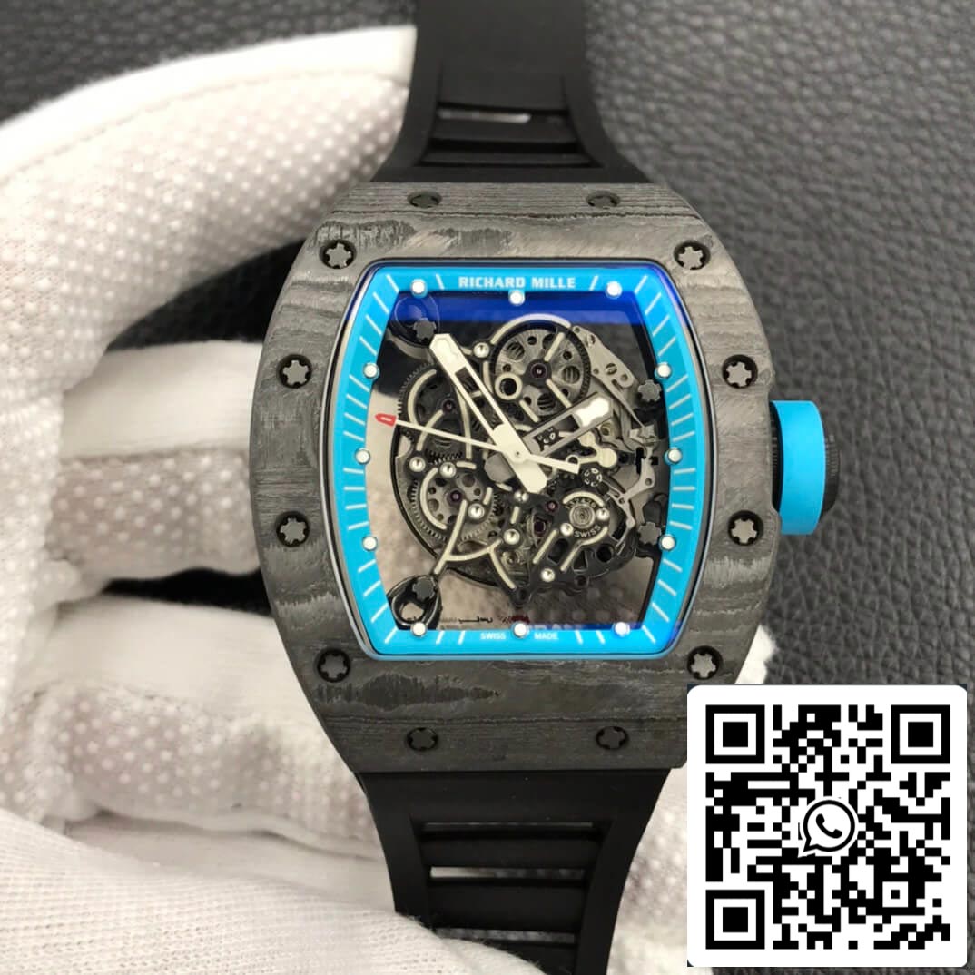 Richard Mille RM055 1:1 Best Edition ZF Factory Carbon Fiber Case