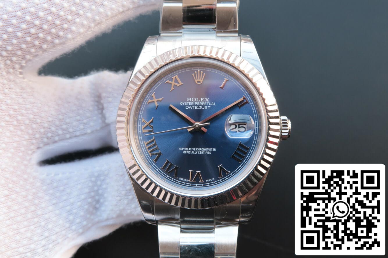 Rolex Datejust 116334 41MM 1:1 Best Edition EW Factory quadrante blu