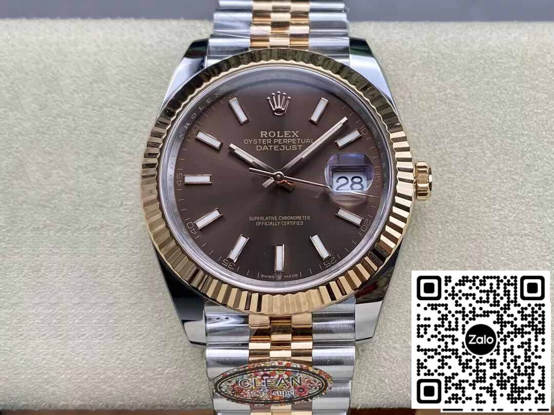 Rolex Datejust 41MM M126331-0002 1:1 Best Edition Clean Factory Oro rosa