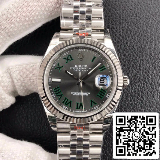 Rolex Datejust M126334-0022 1:1 Mejor Edición EW Factory Gris Oscuro Gial