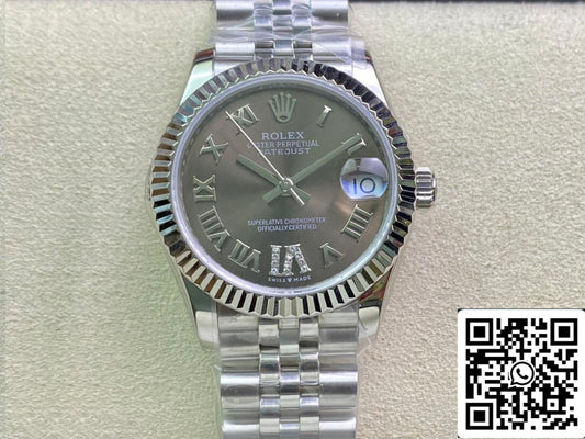 Rolex Datejust M278274-0028 31MM 1:1 Best Edition EW Quadrante grigio fabbrica