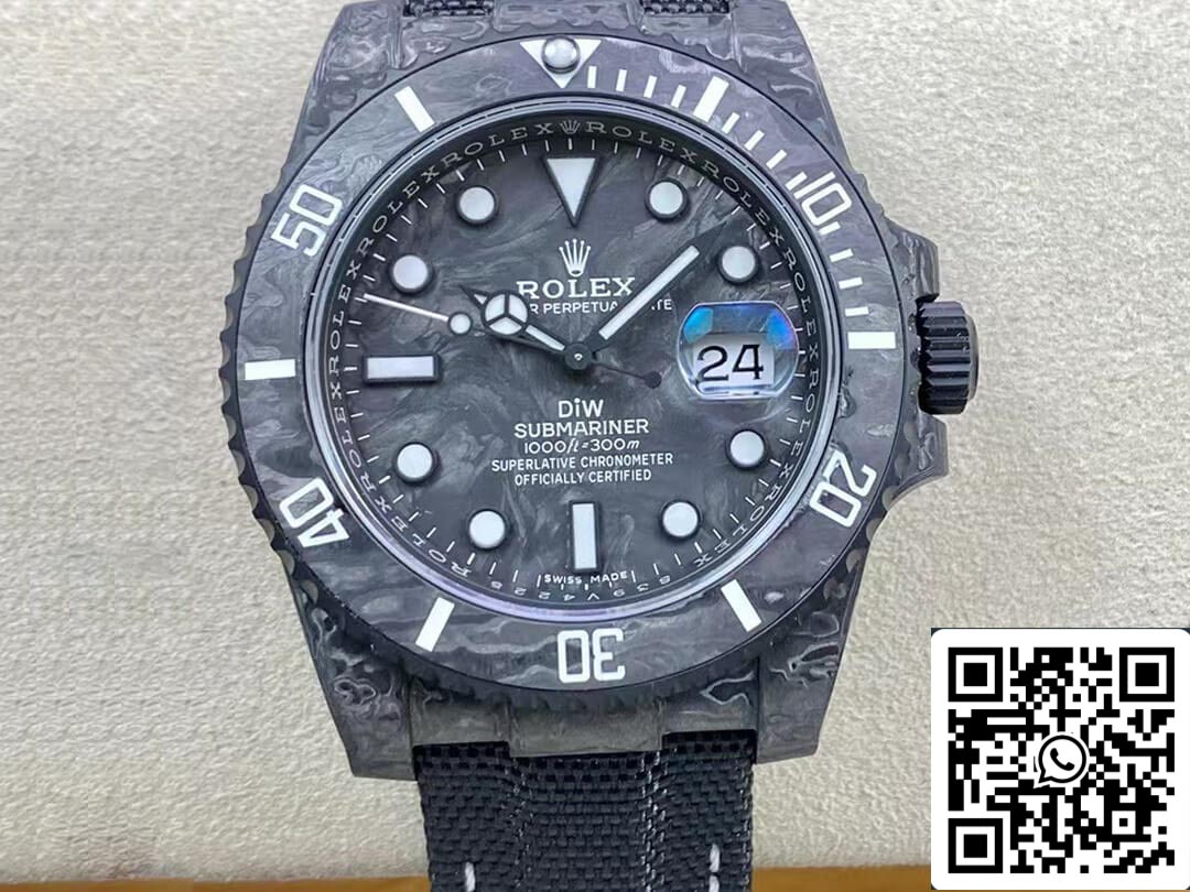 Quadrante in fibra di carbonio Rolex Submariner 1:1 Best Edition VS Factory DIW