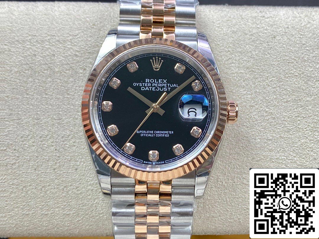 Rolex Datejust M126231-0019 1:1 Best Edition EW Factory Black Dial