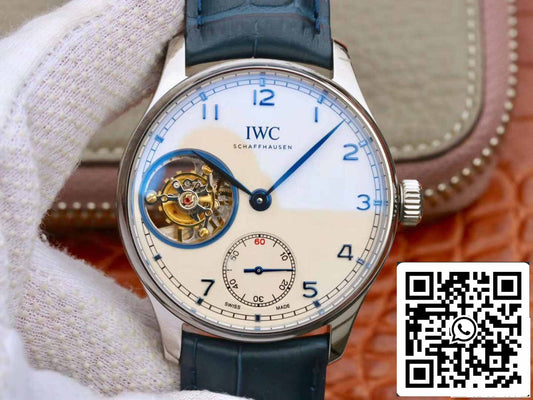 IWC Tourbillon Portugués 1:1 Mejor Edición ZF Factory Acero Inoxidable