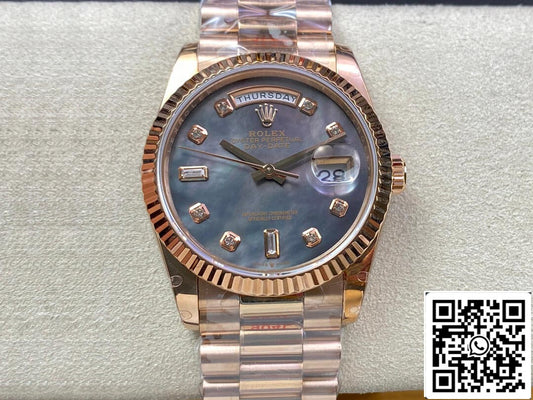 Rolex Day Date 118235 36MM 1:1 Best Edition GM Factory Quadrante in madreperla