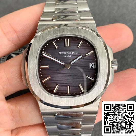 Patek Philippe Nautilus 5711 1:1 Best Edition PPF Factory V4 quadrante grigio svizzero ETA324