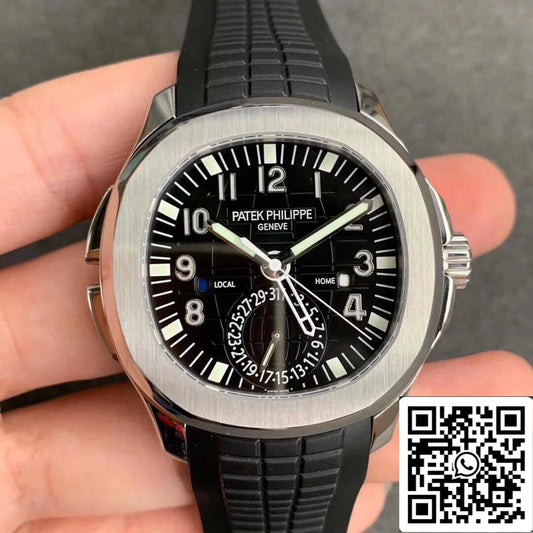 Patek Philippe Aquanaut 5164A-001 1:1 Mejor edición GR Factory esfera negra