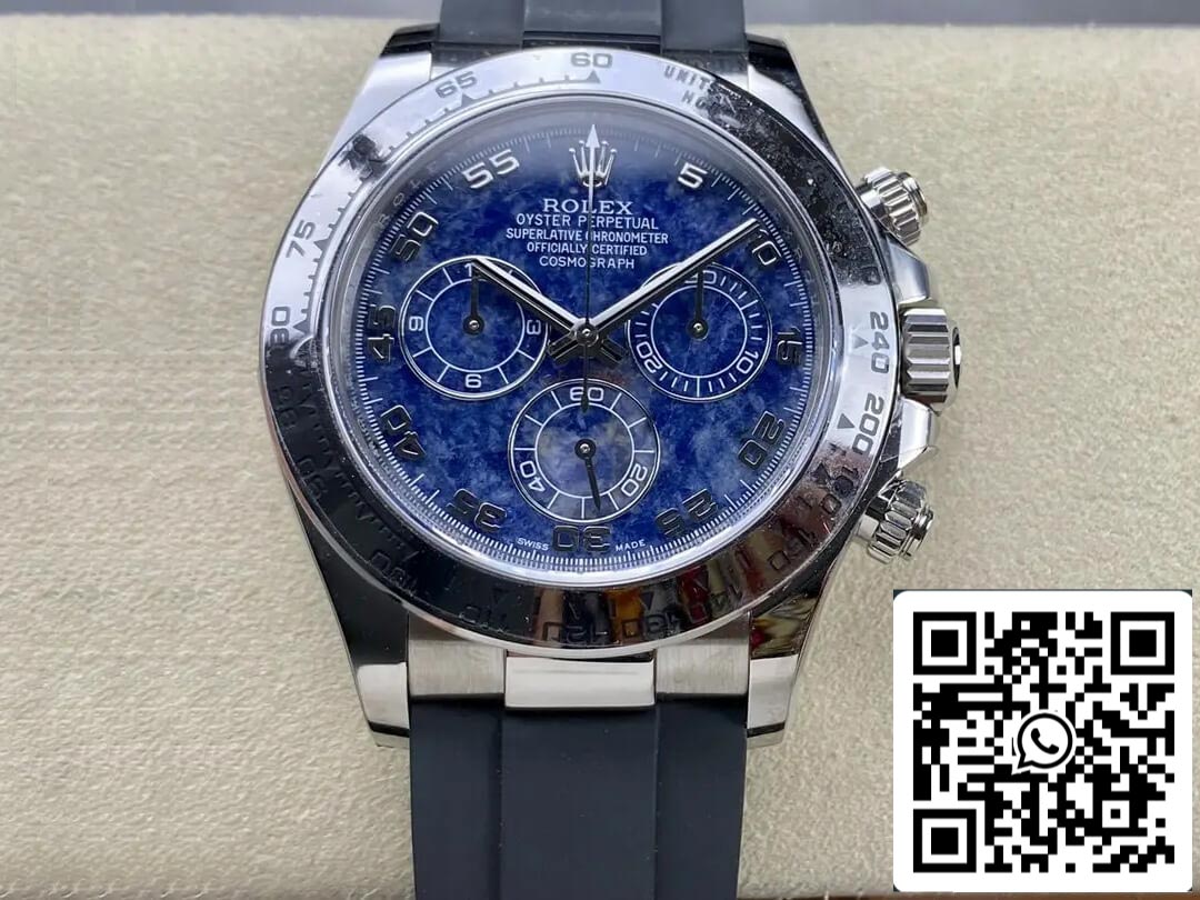 Rolex Cosmograph Daytona 1:1 Best Edition Clean Factory Sodalite Blue Dial