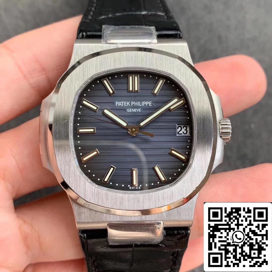 Patek Philippe Nautilus 5711G 1:1 Mejor Edición PPF Factory V4 Esfera Azul Suizo ETA324