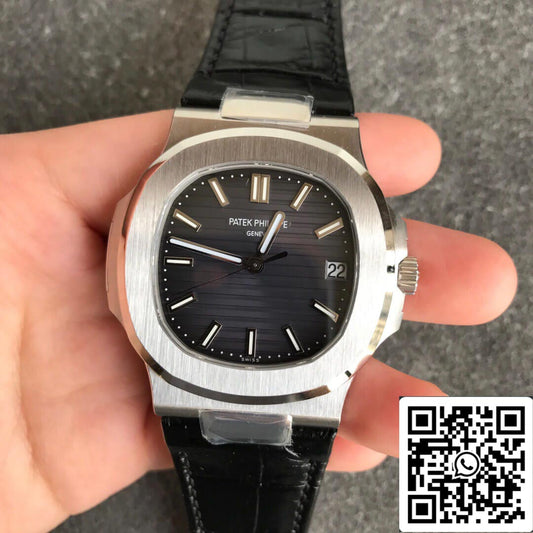 Patek Philippe Nautilus 5711G 1:1 Mejor Edición PPF Factory V4 Esfera Negra Suizo ETA324