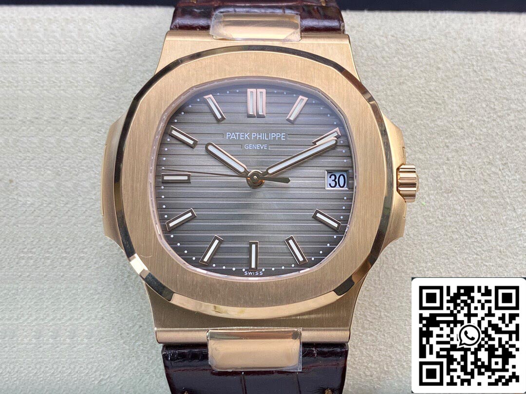 Patek Philippe Nautilus 5711R-001 1:1 Best Edition PPF Factory V4 quadrante marrone svizzero ETA324