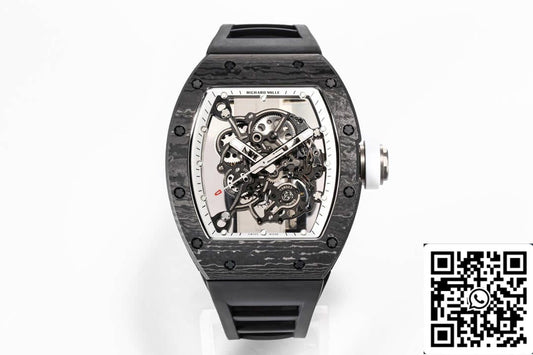 Richard Mille RM055 NTPT 1:1 Mejor Edición BBR Factory Correa Negra