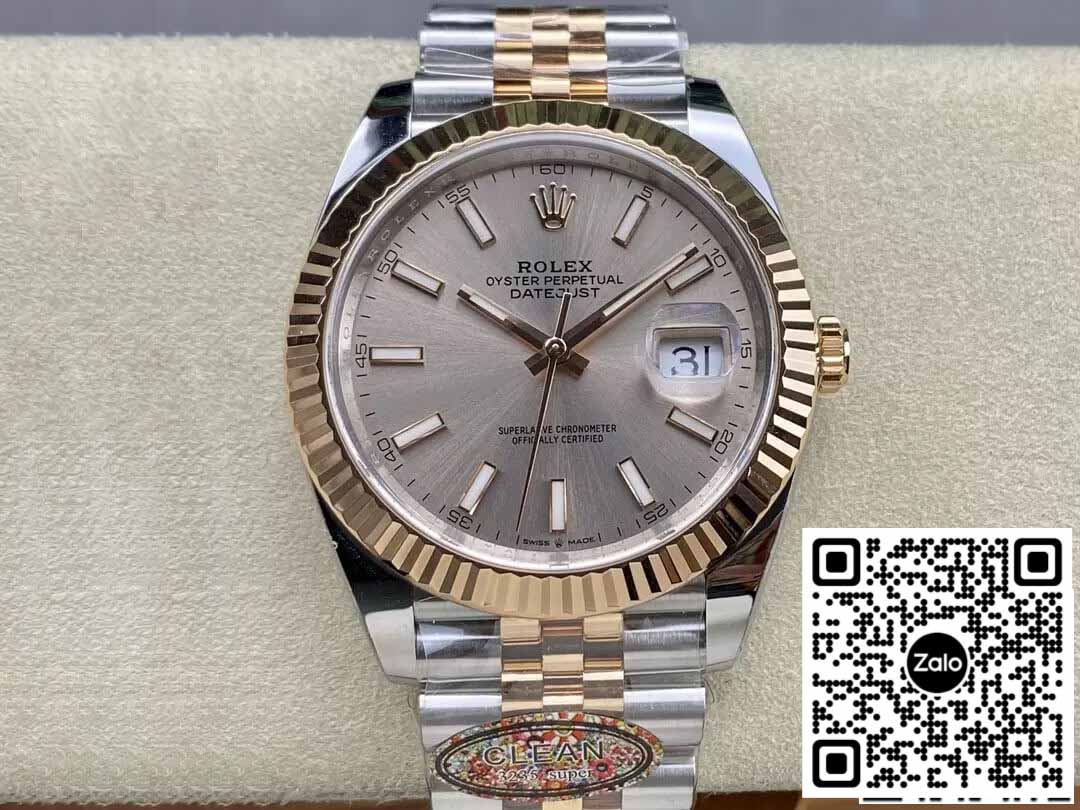 Rolex Datejust 41MM M126331-0010 1:1 Mejor Edición Clean Factory Oro Rosa