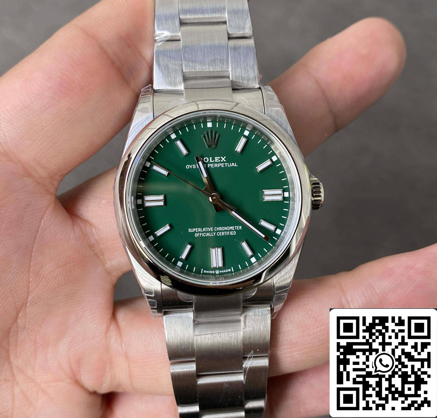 Rolex Oyster Perpetual M126000-0005 36MM 1:1 Mejor Edición VS Acero Inoxidable de Fábrica