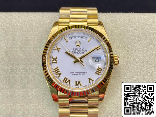 Rolex Day Date M128238 1:1 Mejor edición EW Factory Roman Scale Swiss ETA3255