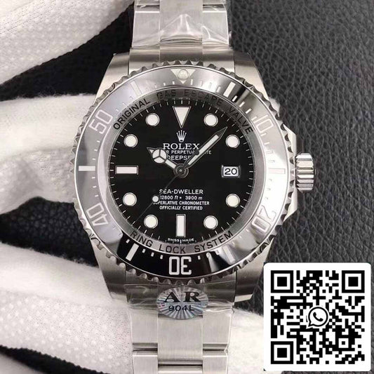 Rolex Sea Dweller 116660-98210 1:1 Mejor edición AR Factory esfera negra