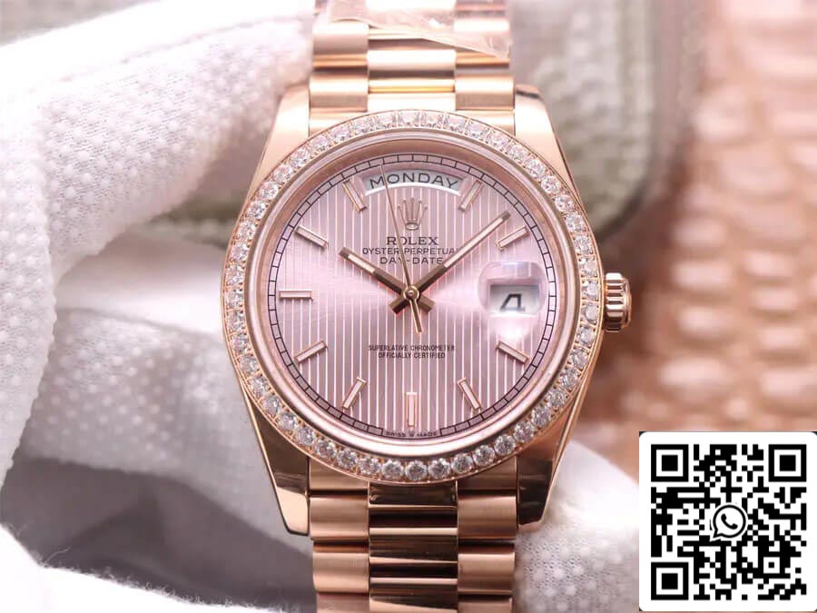 Rolex Day Date M228345RBR-0010 1:1 Best Edition EW Factory Oro rosa