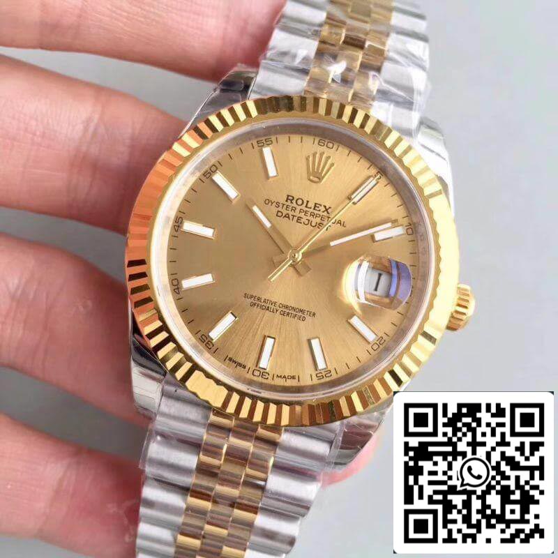 Rolex Datejust 41 126333 EW Factory 1:1 Best Edition Bracciale svizzero ETA3235 904L in acciaio inossidabile Jubilee