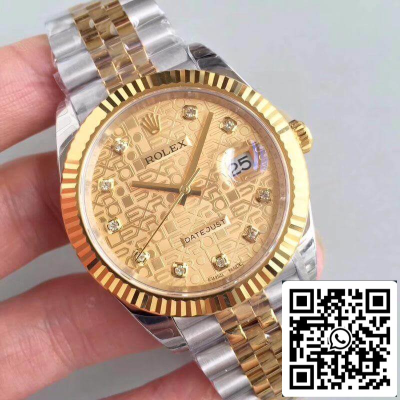 Rolex Datejust 41 126333-0003 EW Factory 1:1 Best Edition Swiss ETA3235 904L brazalete Jubilee de acero inoxidable