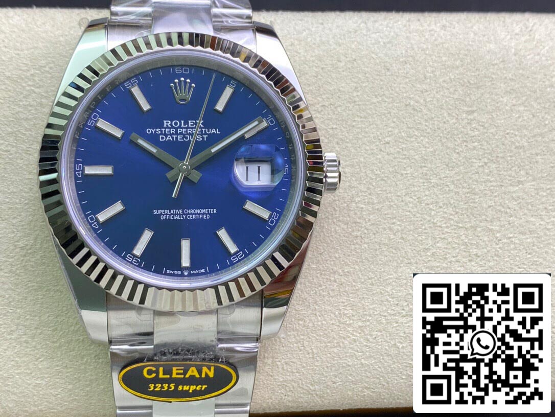 Rolex Datejust M126334-0001 Quadrante blu di fabbrica pulito 1: 1 della migliore edizione