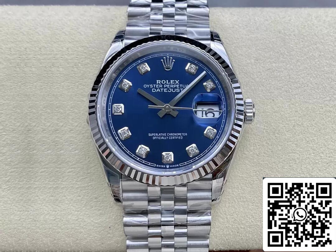 Rolex Datejust M126234-0037 36MM 1:1 Mejor edición VS Esfera de diamantes de fábrica