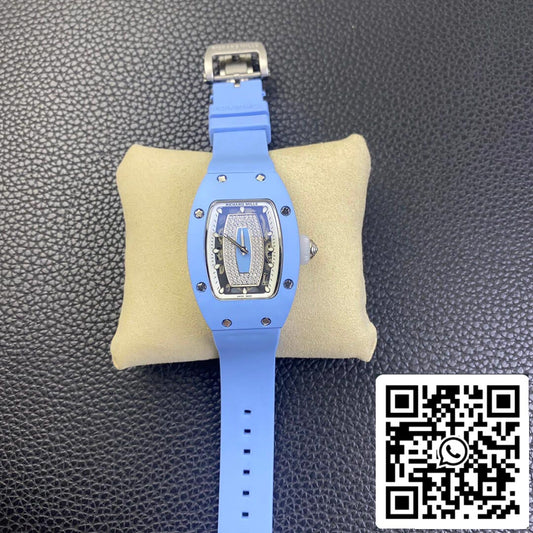 Richard Mille RM 07-01 1:1 Best Edition RM Factory Blue Ceramic Case