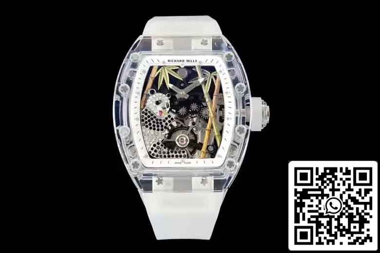 Réplica Richard Mille RM26-01 Tourbillon 1:1 Mejor Edición RM Factory Correa Blanca