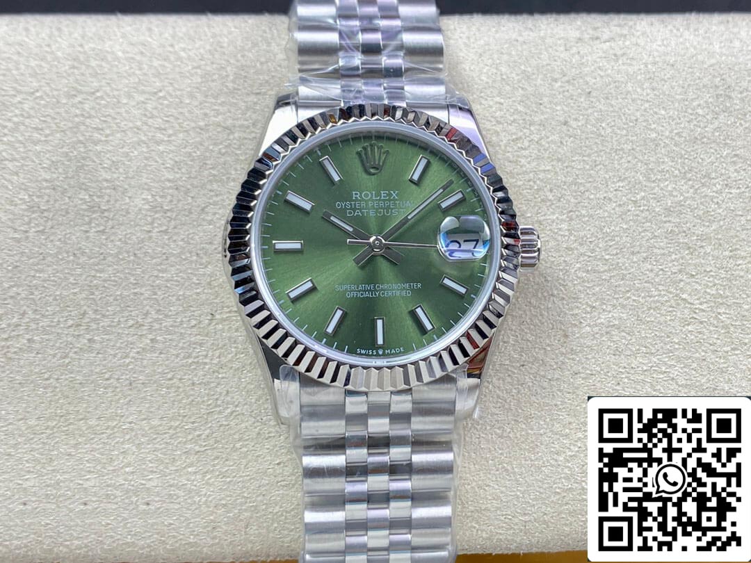 Rolex Datejust M278274-0018 31MM 1:1 Mejor Edición EW Factory Esfera Verde