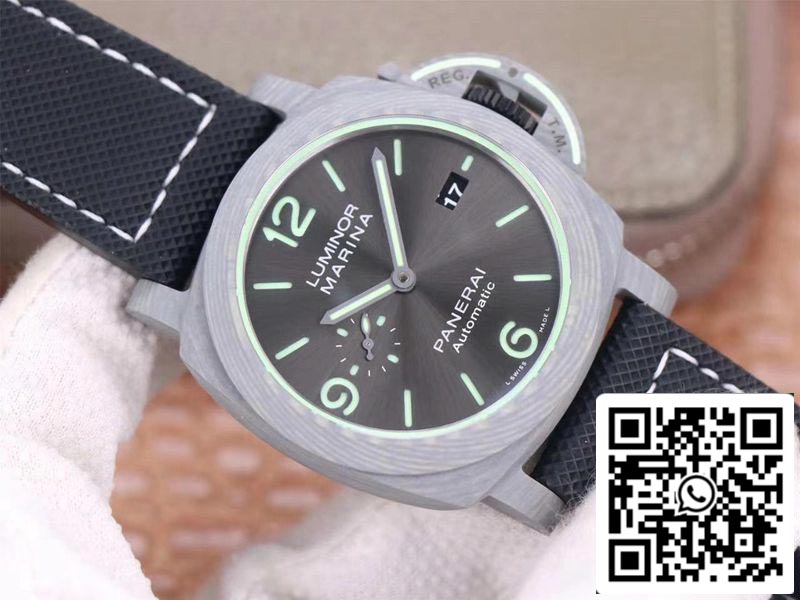 Panerai Luminor PAM01119 1:1 Best Edition VS Factory Carbon Fiber Swiss P9010