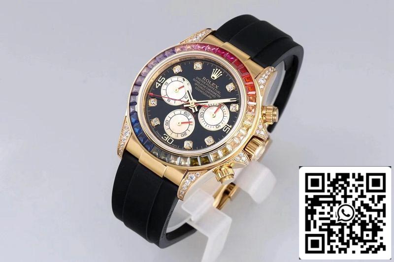 Rolex Daytona 116598RBOW 1:1 Best Edition BL Factory Oro Giallo Svizzero ETA4130