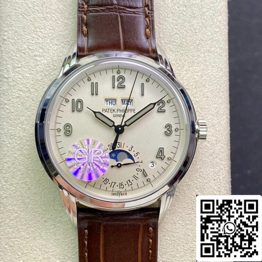 Patek Philippe Complications 5320G-001 1:1 Mejor edición GR Factory esfera blanca lechosa