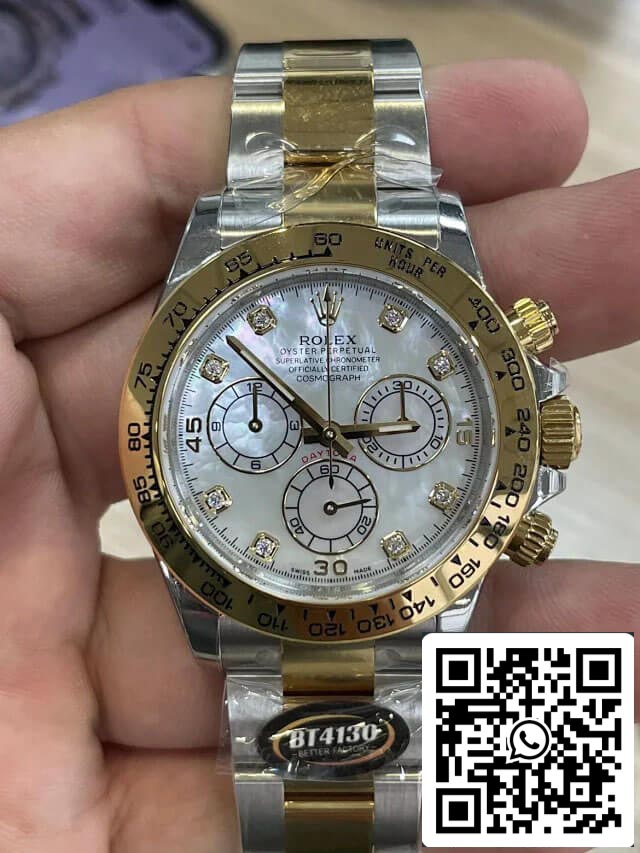 Rolex Daytona M116503-0007 1:1 Mejor edición BT Factory Esfera de nácar