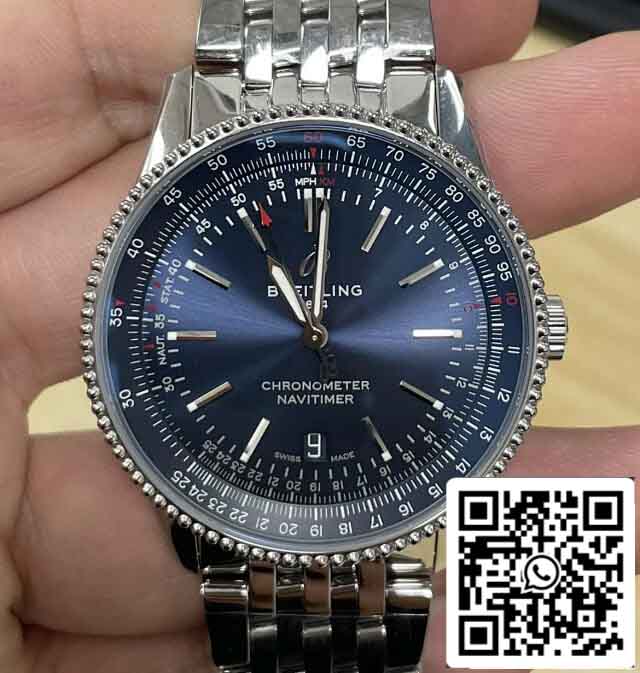 Breitling Navitimer 1 A17326161C1A1 1:1 Mejor edición V7 Factory Acero inoxidable