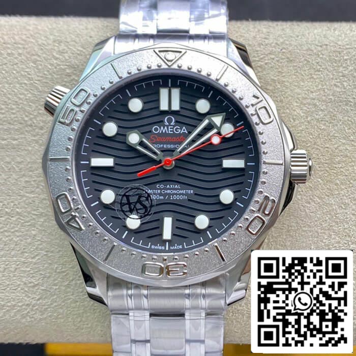 Omega Seamaster Diver 300M 210.30.42.20.01.002 1:1 Mejor edición VS Factory esfera negra