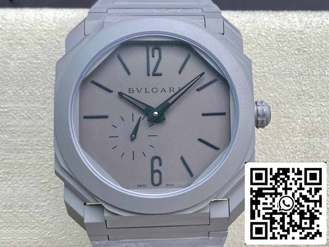 Bvlgari Octo Finissimo 102713 BGO40C14TTXTAUTO 1:1 Best Edition BV Factory Silver Gray Dial