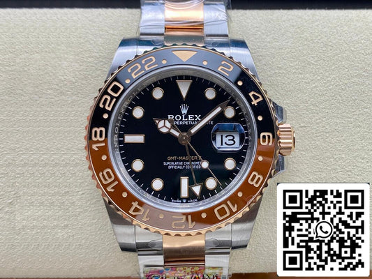 Rolex GMT Master II M126711chnr-0002 1:1 Mejor edición Clean Factory esfera negra