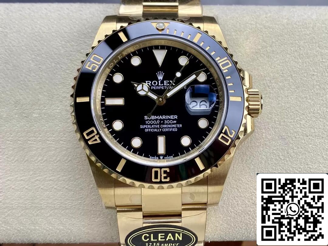 Rolex Submariner M126618ln-0002 41MM 1:1 Migliore edizione Clean Factory quadrante nero