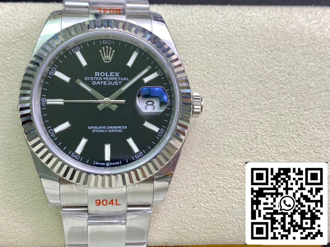 Rolex Datejust M126334-0017 1:1 Mejor edición EW Factory esfera negra