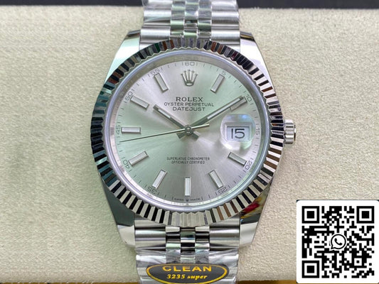 Rolex Datejust M126334-0004 41mm Jubilee Strap Clean Factory White Dial