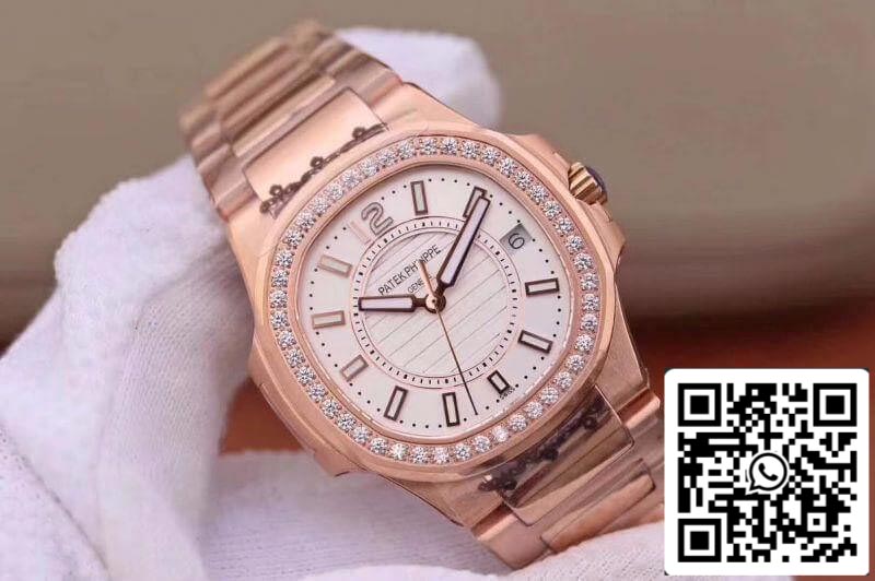 Patek Philippe Nautilus Ladies 7010/1R-011 1:1 Mejor edición Cuarzo suizo E23-250 SC