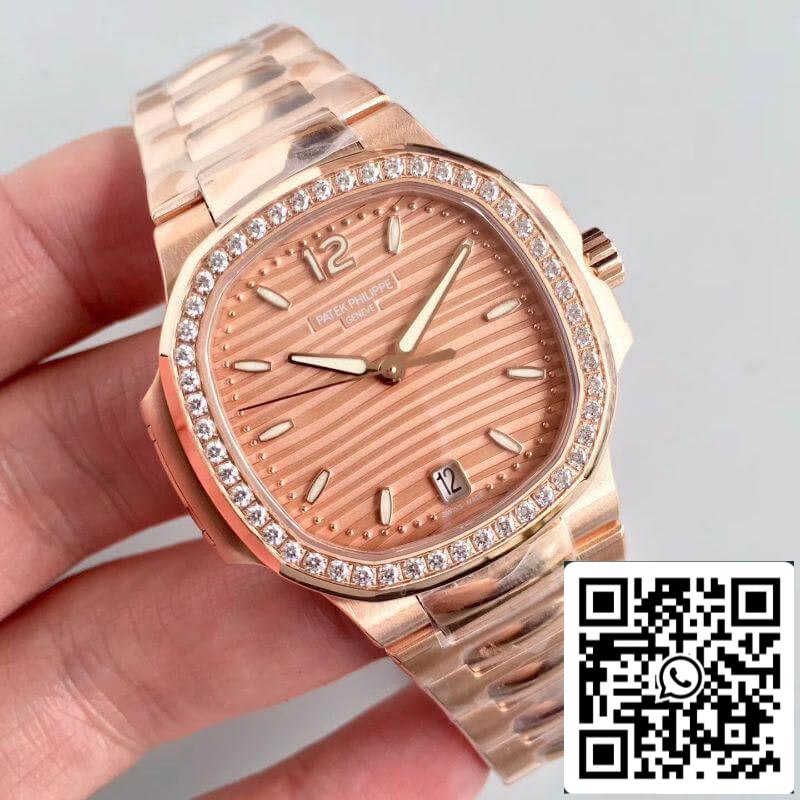 Patek Philippe Ladies Nautilus 7118/1200R PF Factory 1:1 Mejor edición Suiza ETA324