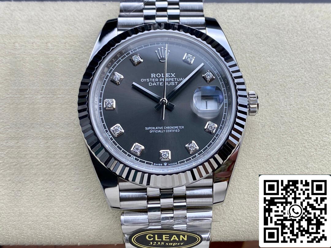 Rolex Datejust M126334-0006 1:1 Best Edition Clean Factory Gray Dial