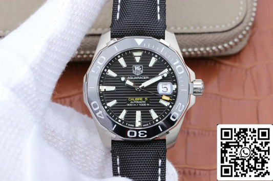 Tag Heuer Aquaracer 300M WAY211A.FC6362 1:1 Best Edition V6 quadrante nero di fabbrica