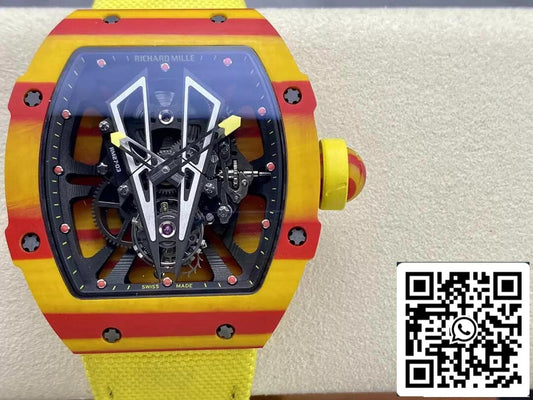 Richard Mille RM27-03 Tourbillon 1: 1 Best Edition BBR Factory cinturino giallo