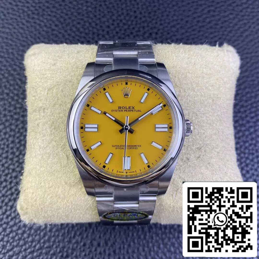 Rolex Oyster Perpetual M124300-0004 41MM 1:1 Mejor edición Clean Factory esfera amarilla