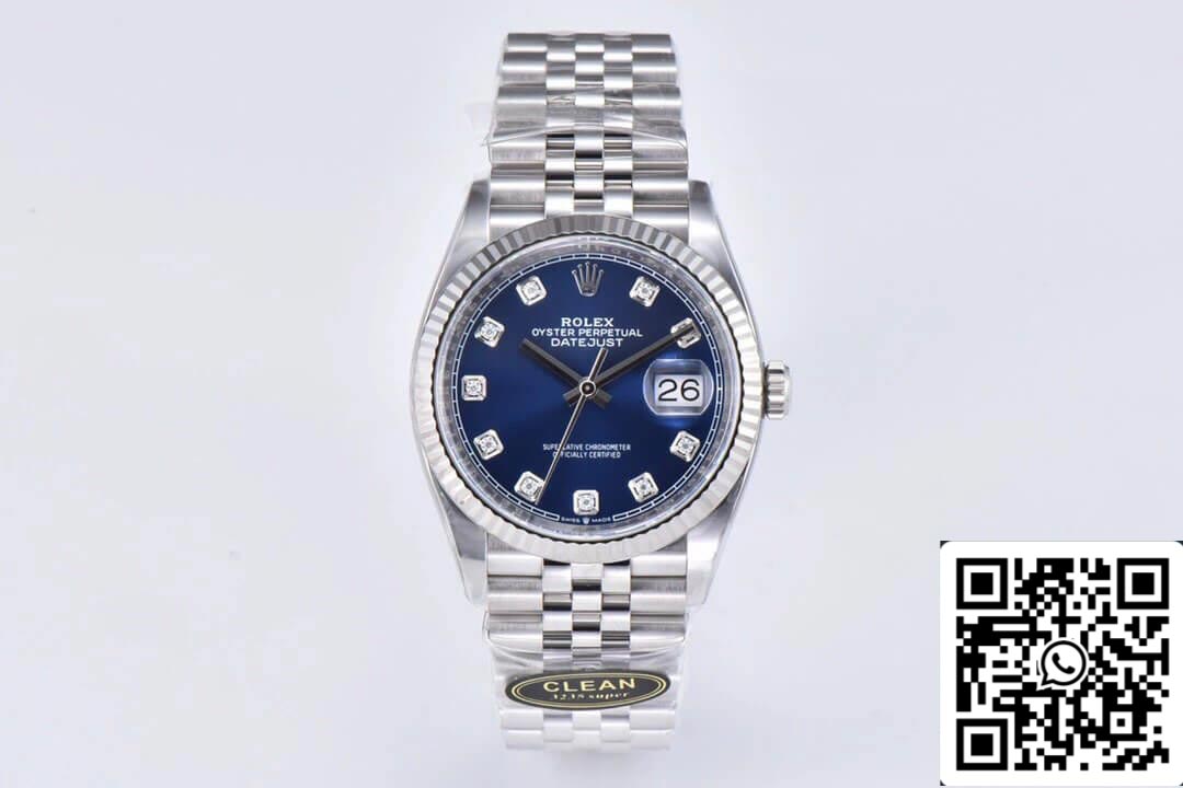 Rolex Datejust M26234-0037 36MM 1:1 Best Edition Clean Factory Diamond Dial