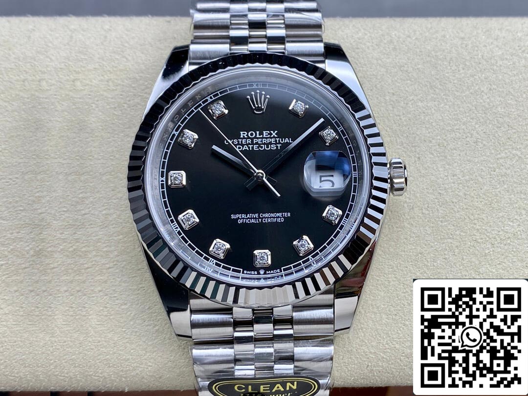 Rolex Datejust M126334-0012 1:1 Best Edition Clean Factory Black Dial