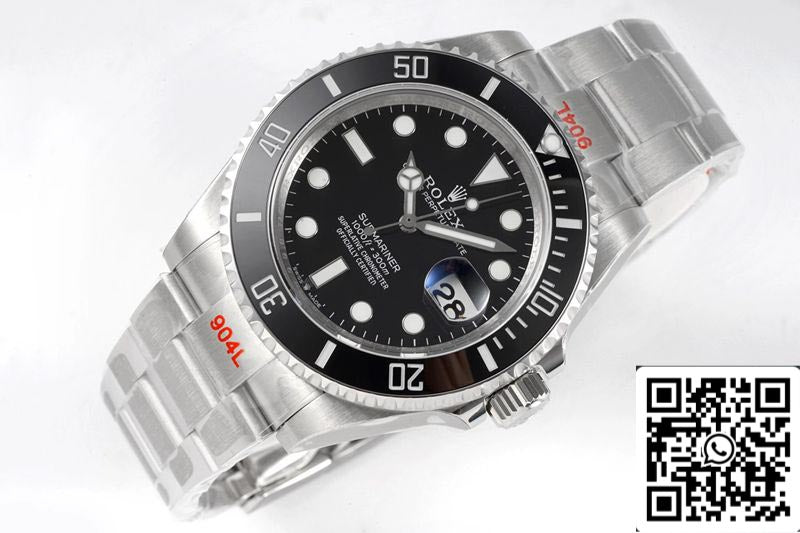 Rolex Submariner Date M126610LN-0001 41MM 1:1 Mejor edición ROF Factory Esfera negra Suiza ETA2824